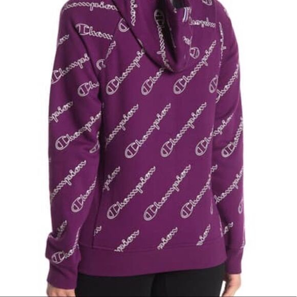 Champion purple sweatshirt Fleece Lined Purple - Picture 4 of 6